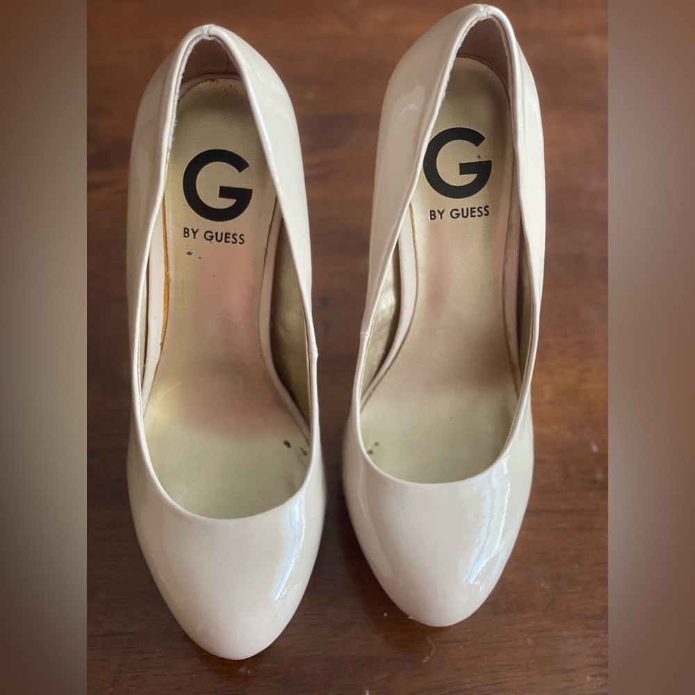 Guess platform heels- nude